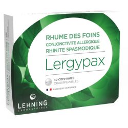 Lergypax, comprimé orodispersible
