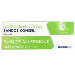 Loratadine 10Mg Sandoz Cons Cpr 7