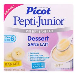 Picot 1Er Dessert Ss Lait Cr Banane 4P/100G