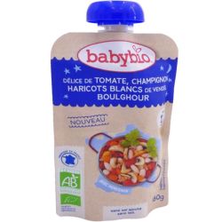 BABYBIO Delice de Tomates/Cahmpignons/Haricots Blancs