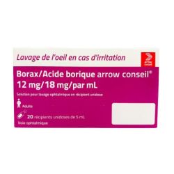 Borax/Ac.borique Arw Cons Oph5Ml20