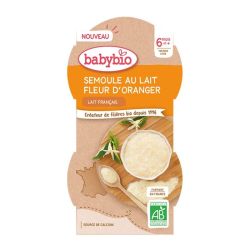 Babybio Semoule Lait Fleur D'oranger