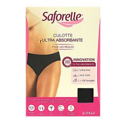 Saforelle Culotte Ultr Abs Règles Noire Tm