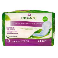 Organyc Serv Incont Leg Extra 10