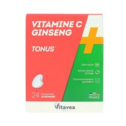 Nutrisante Vit C+Ginseng Cpr Croq 2T/12