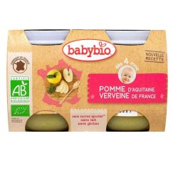 BABYBIO Alim Inf Pomme Verveine 2P/130G