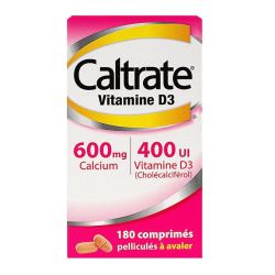 Caltrate D3 600Mg/400Ui Cpr 180