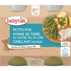 Babybio Alimentation infantile PETITS POIS PDT CABIL 2/200G