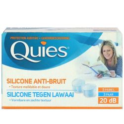 Quies Protec Auditiv Silic Anti-Bruit B/6