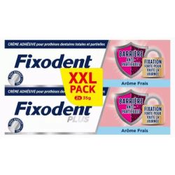 Fixodent+ Barr A/Parti Frais 35Gx2