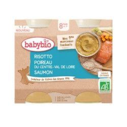 Babybio Risotto Poireau / Saumon 8M+