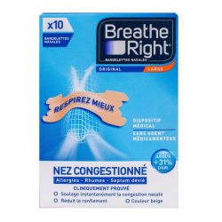 Breathe Right Band Nasal Origi X10