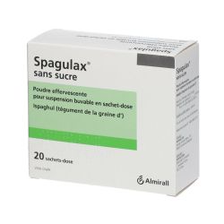 Spagulax Poudre Effervescente Sans/Sucre Sachet 20