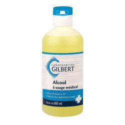 Alcool 70°Usage Medical Gilbert 500Ml