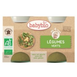 BABYBIO Alim Inf Leg Vert 2P/130G