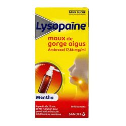 Lysopaïne pulvérisation buccale 20ml