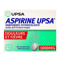 Aspirine 1 000Mg Upsa Cpr Eff 20
