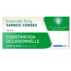 Bisacodyl 5Mg Sandoz Cons Cpr 30
