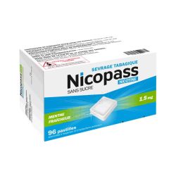 Nicopass 1,5Mg S/S Menthe Past 96
