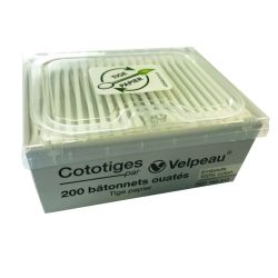 Cototiges par Velpeau® - Boîte de 200 bâtonnets