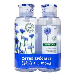 Klorane Bleuet Eau Micellaire 3En1 2Fl/400Ml