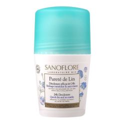 Sanoflore Déod Pureté De Lin Roll-On/50Ml