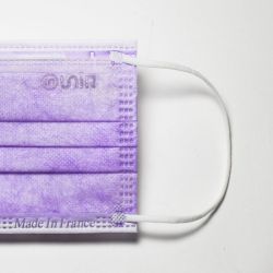 Masques Chir Unir Lilas/50 (5 sachets de 10 masques)