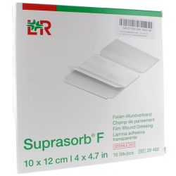 Suprasorb F Film adhésif transparent - 10cmx12cm - Bte/10 - Stérile - LPP