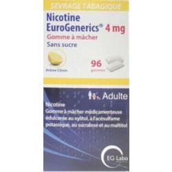 Nicotine 2Mg Erg Gom Citron S/S 96