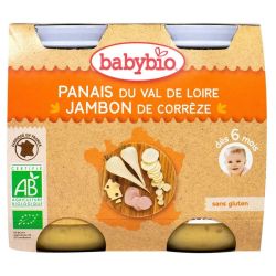 BABYBIO Alim Inf Panais Jambon Gruyere 2P/200G