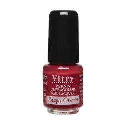 Vitry Mini Vernis Rouge Carmin 4Ml