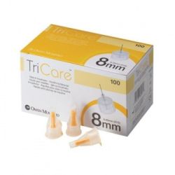 Tricare Aiguilles Stylos Insuline 8mm x100