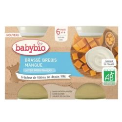 Babybio Brassé BREBIS MANGUE 2X130G
