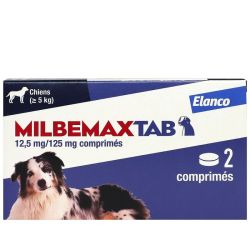 Milbemaxtab Comprimé Chien x2