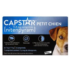 Capstar Petit Chien 11,4Mg Cpr 6