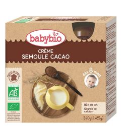 Babybio Alim Inf Cr Semoule Cacao  4/85G