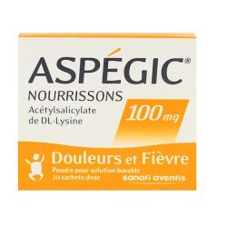 Aspegic 100Mg Nourrisson Sachet 20