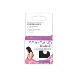 Sea-Band Bracelet Maman Noir Grossesse x2