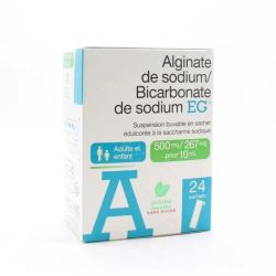 Alginate/Bicarbonate de Sodium EG Sachets x24