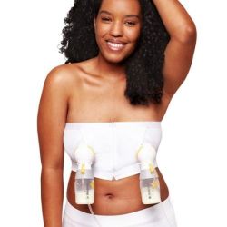 Medela Bustier Hands Free Blanc L