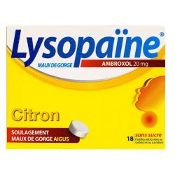 Lysopaine Citron 20Mg S/S Past 18