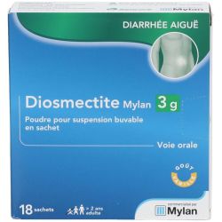 Diosmectite Conseil Myla 3G Sac Bt 18