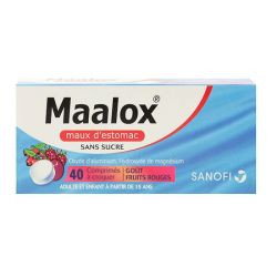 Maalox Maux Fruit Rouge Cpr S/S 40