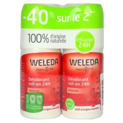 Weleda Deo Roll On 24H Grenade 2X50Ml