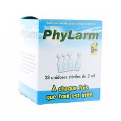 Phylarm solution optalmique stérile 28 unidoses x 2ml