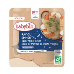 BABYBIO Ravioli Emmental Sauce Patate Douce Fromag