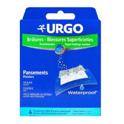 Urgo Brulure Waterproof Gm 4