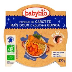 Babybio Alim Inf Carotte Maïs Dx Quinoa 230G