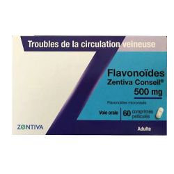 Flavonoide 500mg Zentiva Comprimés 60