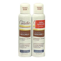 Cavailles Deodorant  Abso+48H Spray 150Mlx2